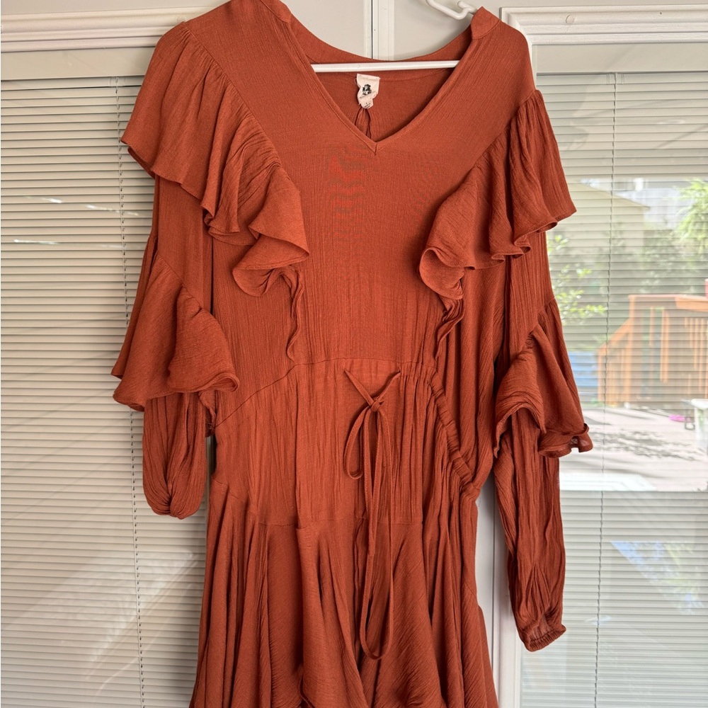 Layered Long Sleeve Dress